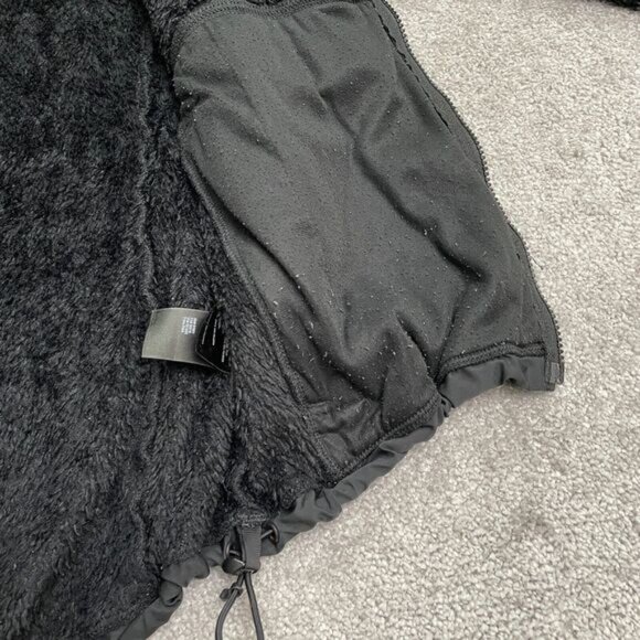 The North Face Oso Osito Fleece Jacket Womens Large Black Full Zip Outdoor Hike - Picture 5 of 15